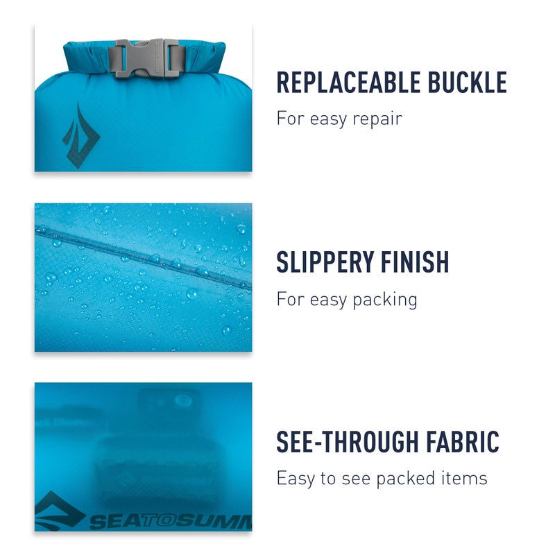 Sea to Summit Ultra-Sil Dry Sack, Ultralight Dry Bag, 20 Liter, Kiwi Green - Image 4